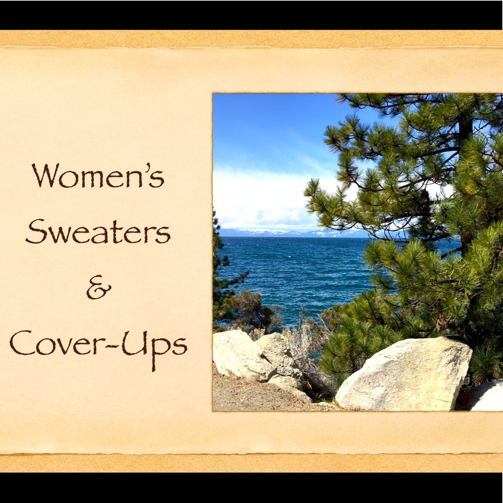 Women’s Sweaters and Cover Ups